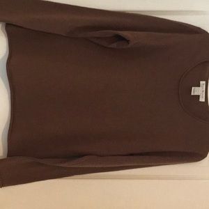 Merino wool crew neck sweater